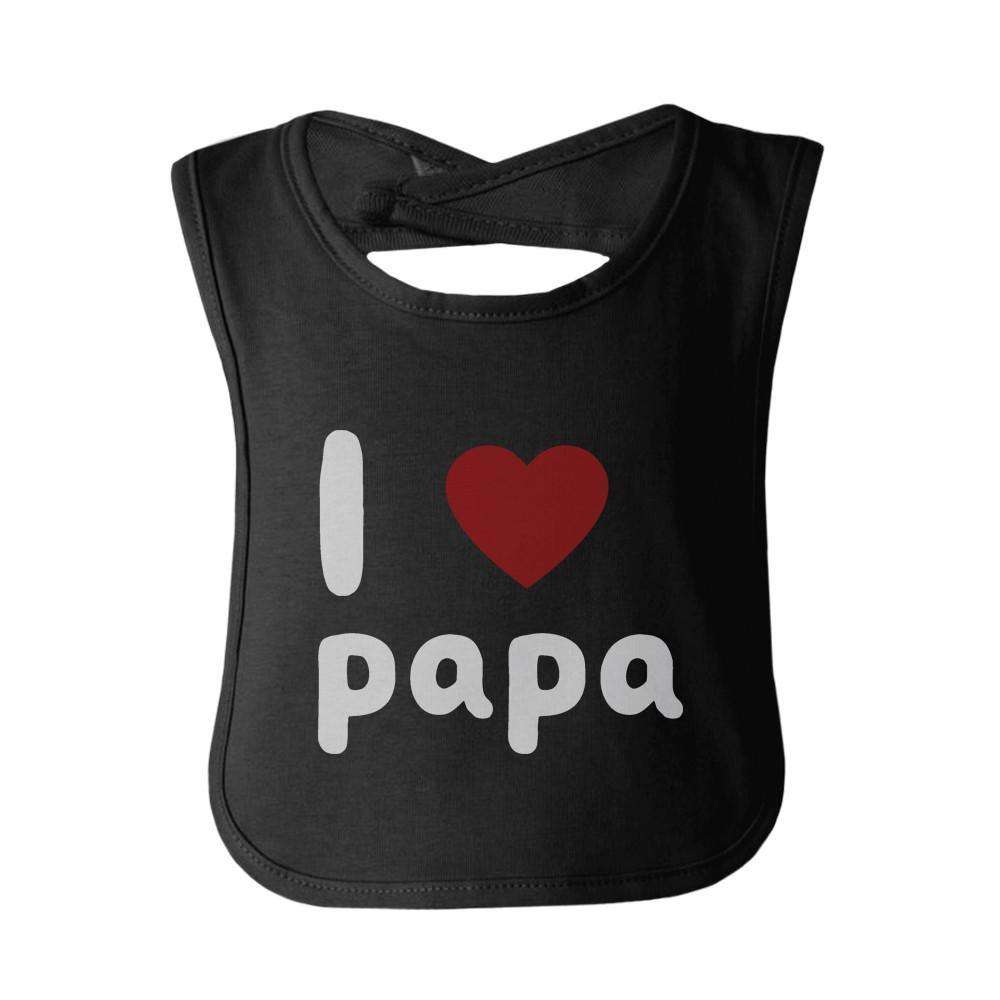 "I Love Papa" - Baby Bib