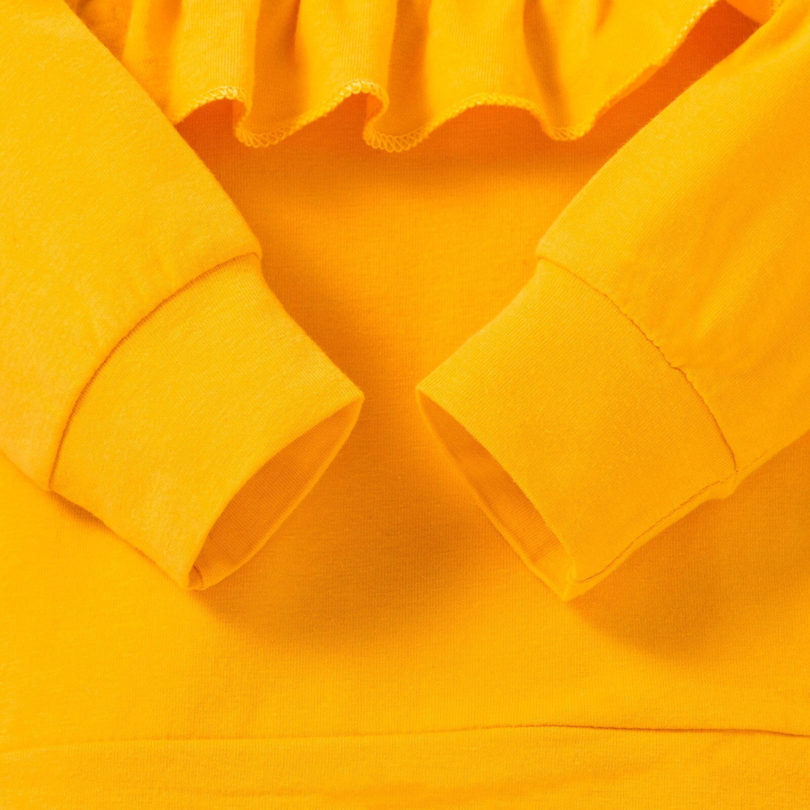 3PCS Baby Girls Outfit Solid Ruffle T-shirt Tops+ Leopard Pants Outfit