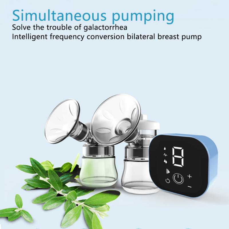 Double Electric Breast Pump Intelligent Automatic Bottle Baby Breast Feeding Milk Extractor Accessories Mother Baby Care Supplie