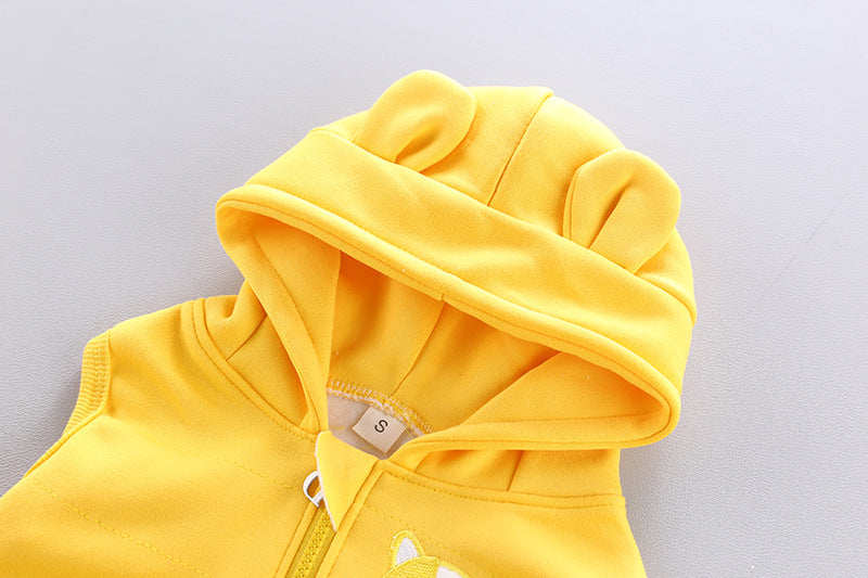 New 2023-Fashion Baby Unisex Fall/Winter Warm Sport Outfit