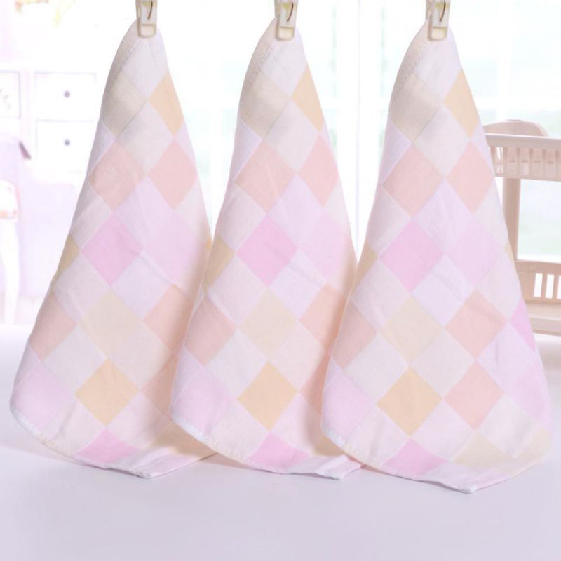 Baby Feeding Towel Dot Chart Printed Children Small Handkerchief Gauzes Nursing