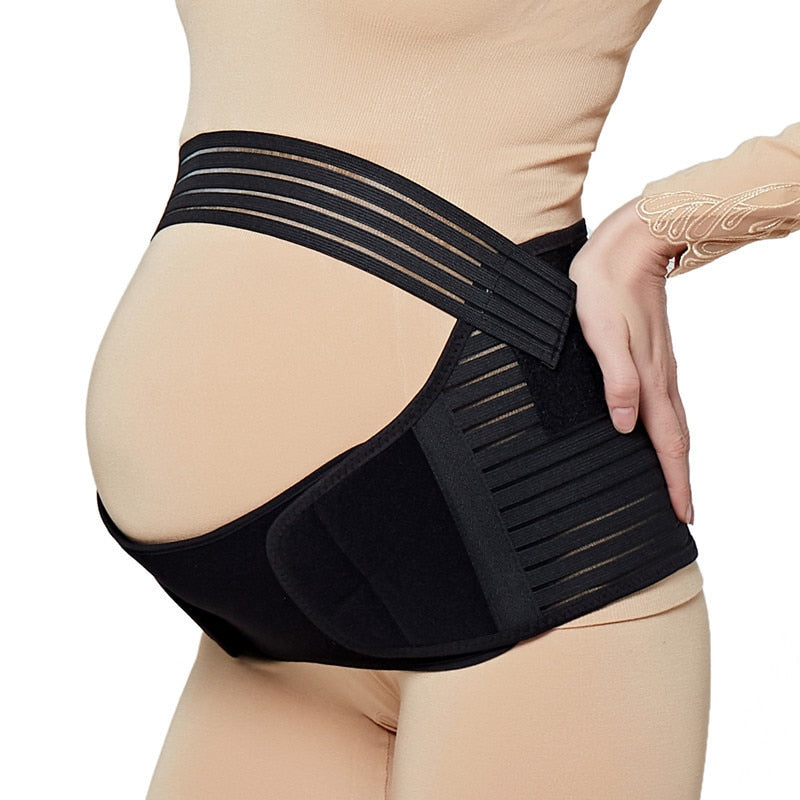 Maternity Belt Pregnancy Maternity 3 in 1 Back/Pelvic/Butt/Lower Pain Support Belt Lightweight Breathable Material, Adjustable