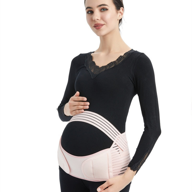 Maternity Belt Pregnancy Maternity 3 in 1 Back/Pelvic/Butt/Lower Pain Support Belt Lightweight Breathable Material, Adjustable