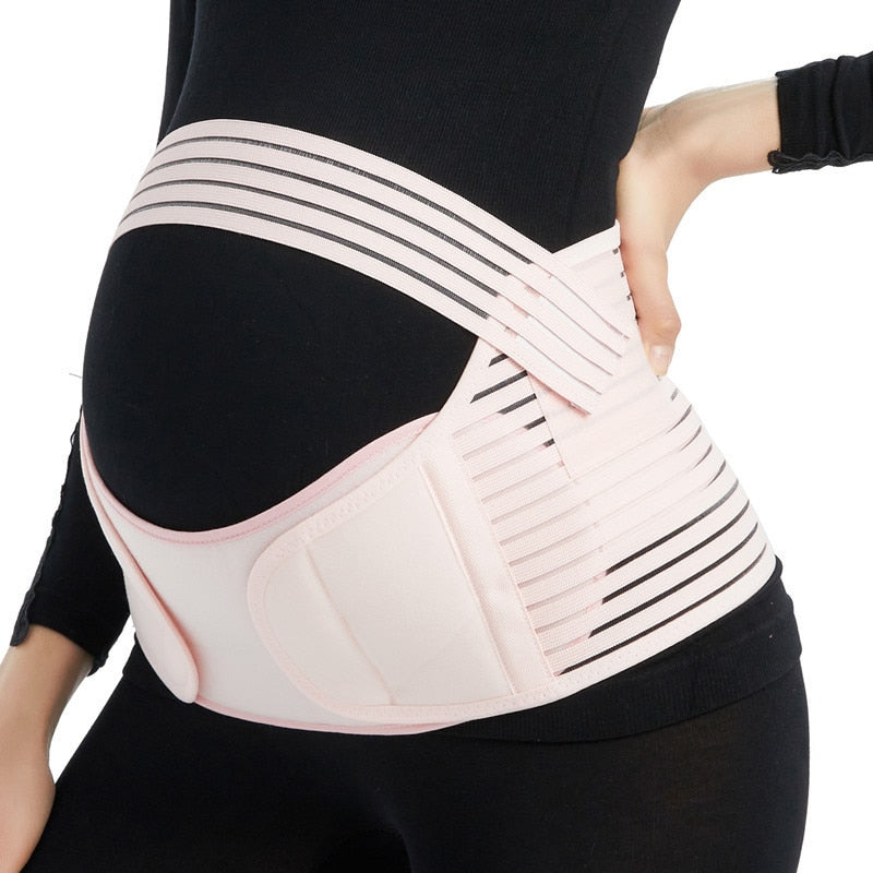 Maternity Belt Pregnancy Maternity 3 in 1 Back/Pelvic/Butt/Lower Pain Support Belt Lightweight Breathable Material, Adjustable