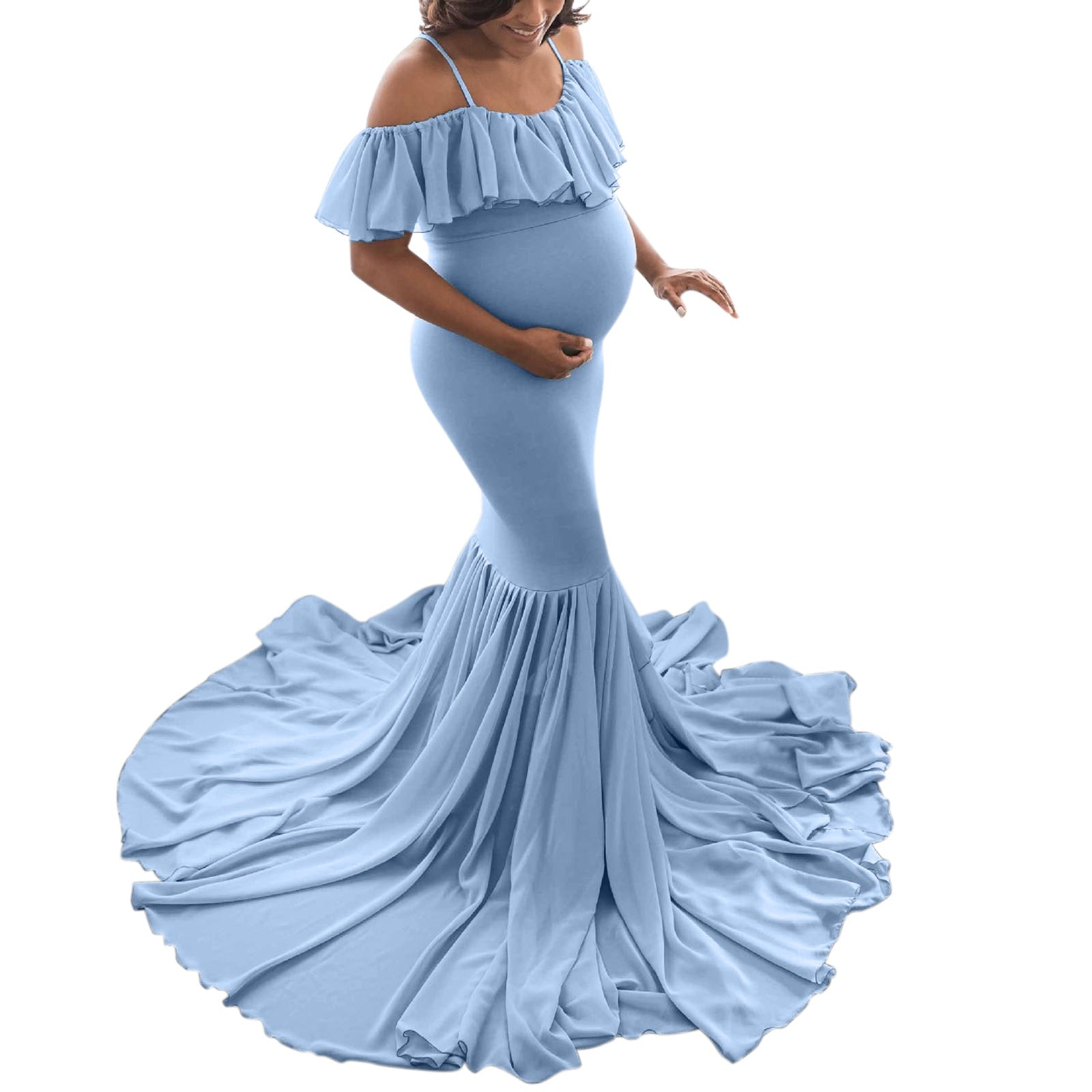 Maternity Dresses For Photo Shoot Pregnant Women Summer Pregnancy Dress