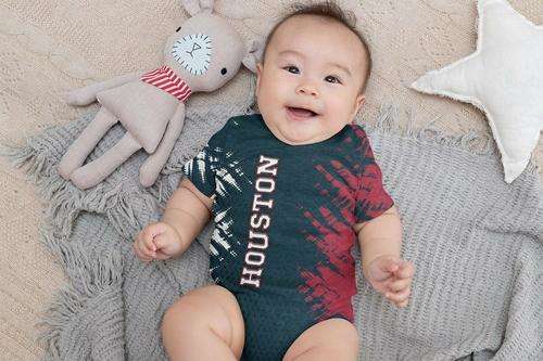 Houston football Onesie