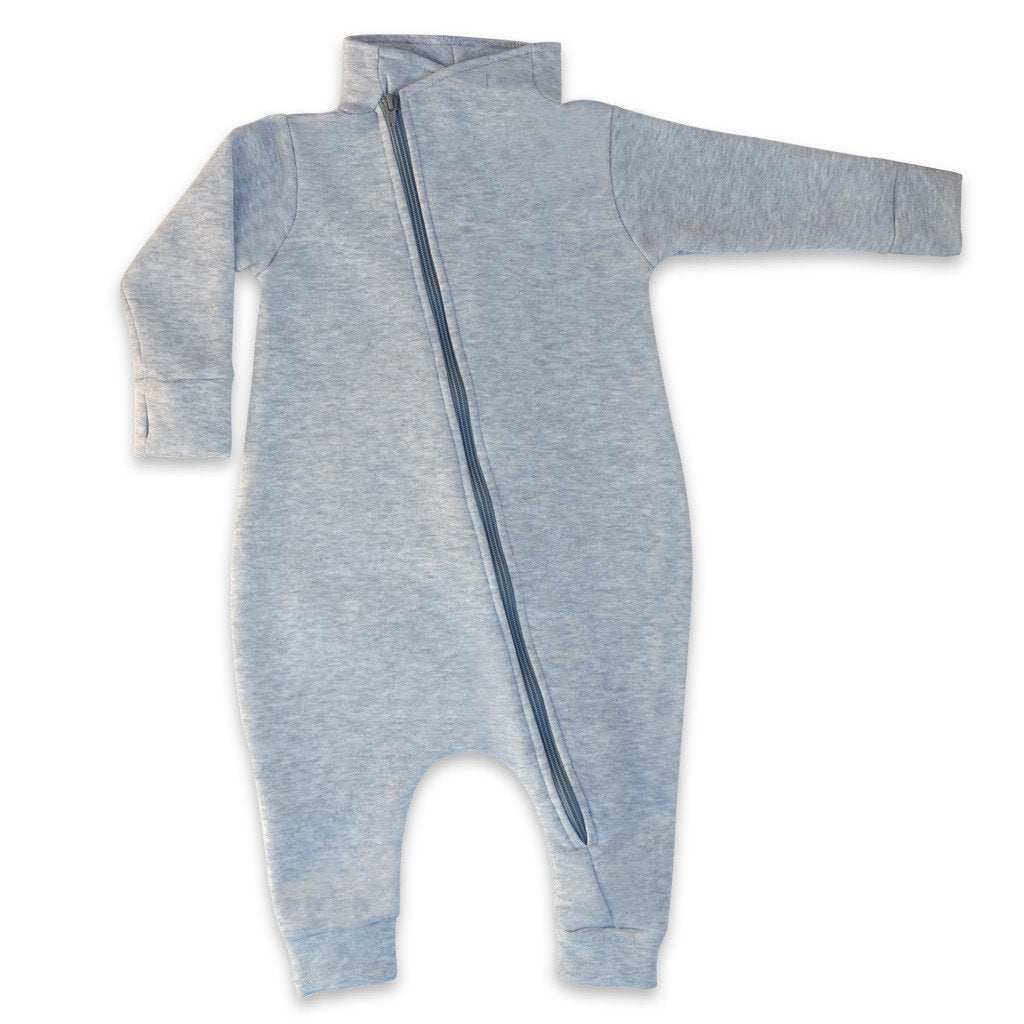 Maverick Romper - Heather Grey