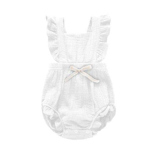 Baby Girls Ruffle Romper (Multiple Colors)