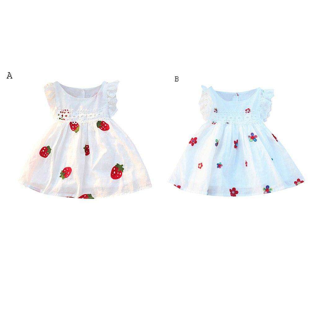 Girl's White Embroidered Dress (12m-5T)