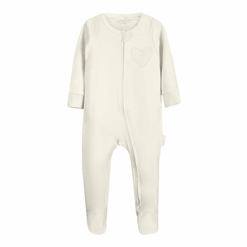 Organic Baby Unisex Romper/Jumpsuit-Unbleached and Undyed