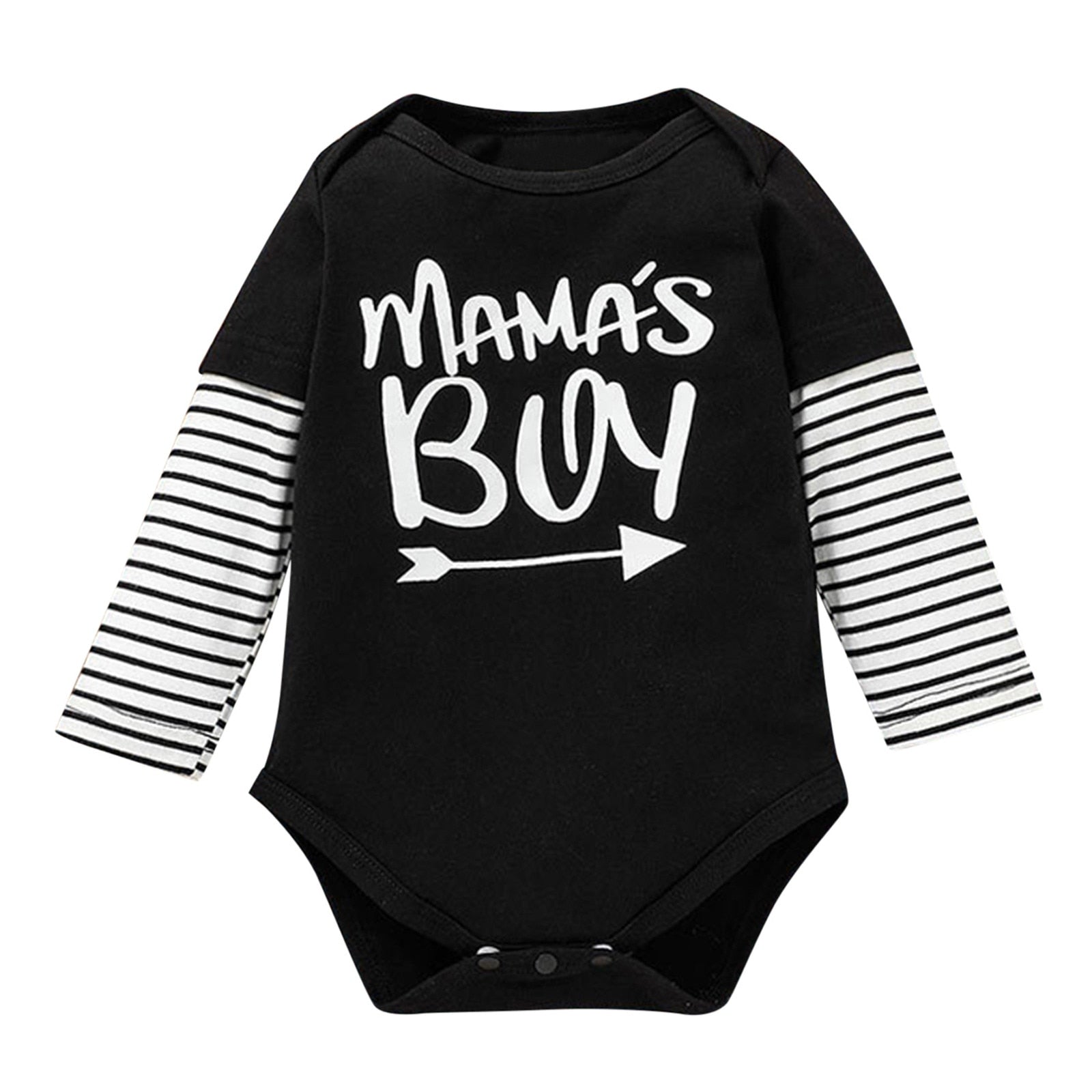 Newborn Infant Romper Unisex Letter Printed long sleeve Romper