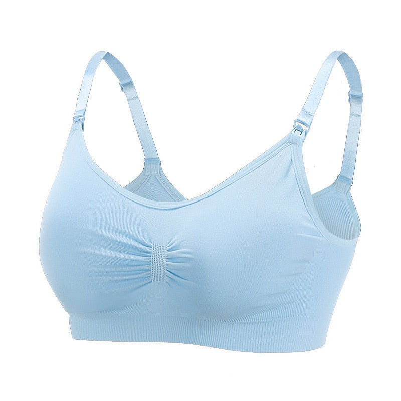 Womens Maternity Nursing Bra Maternal Seamless Clip Down Push Up Sleep –  LAVENDER & BLUES