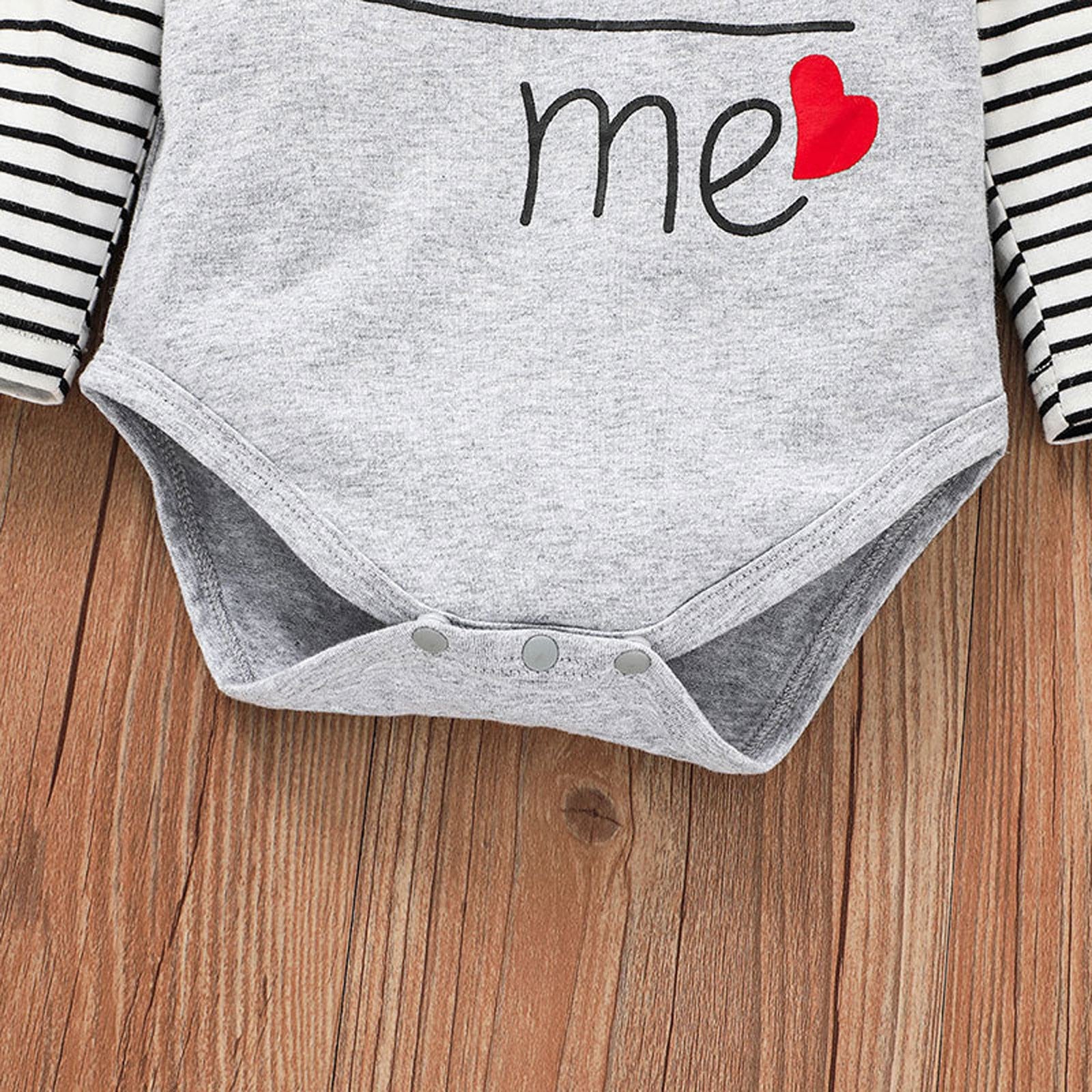 Newborn Infant Romper Unisex Letter Printed long sleeve Romper