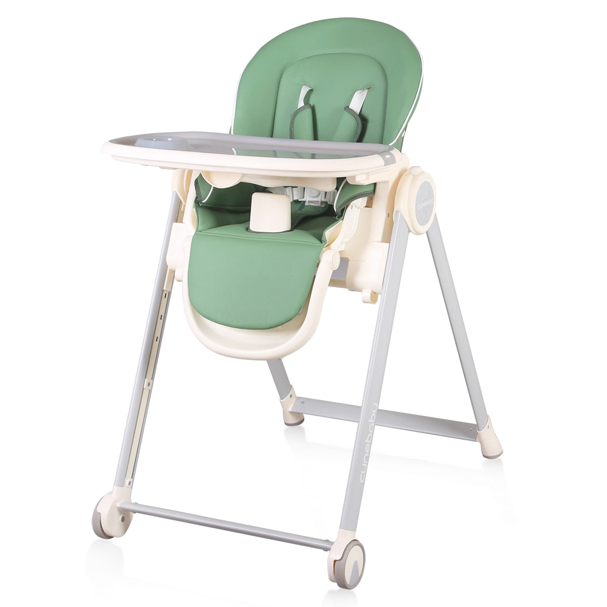 Cynebaby High Chair for Babies and Toddlers, Space Saver High Chair for Baby Multifunctional Baby Feeding Chair with Adjustable