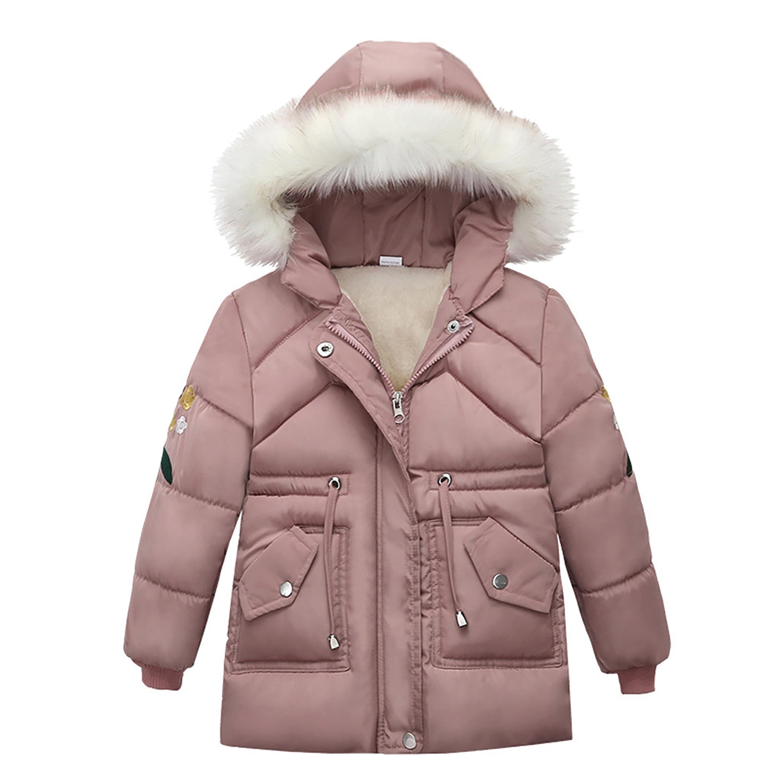 Children Winter Warm Coat Parkas Boys Girl Winter Coat w hoodie