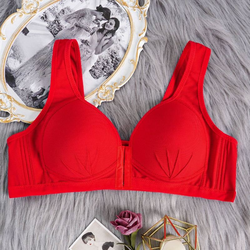 Plus Size Seamless Sexy Open Cup Bra for Maternity Clothes Pregnancy Women Front Closure Breastfeeding Underwear Nursing Bras