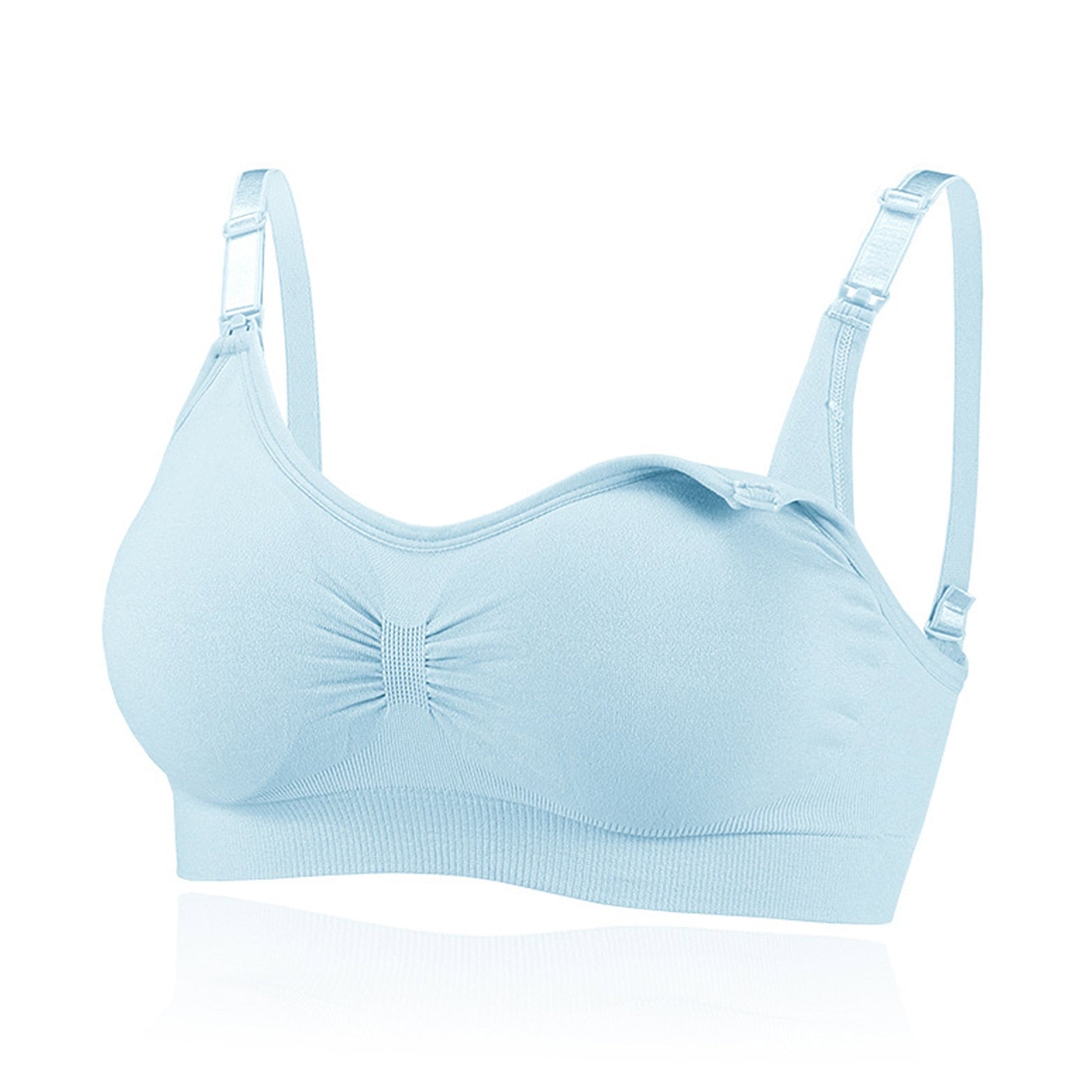 Breastfeeding Bras For Women No Steel Ring Gathering Nursing Bra Maternity Nursing Bra No Steel Ring Gathering Bras For