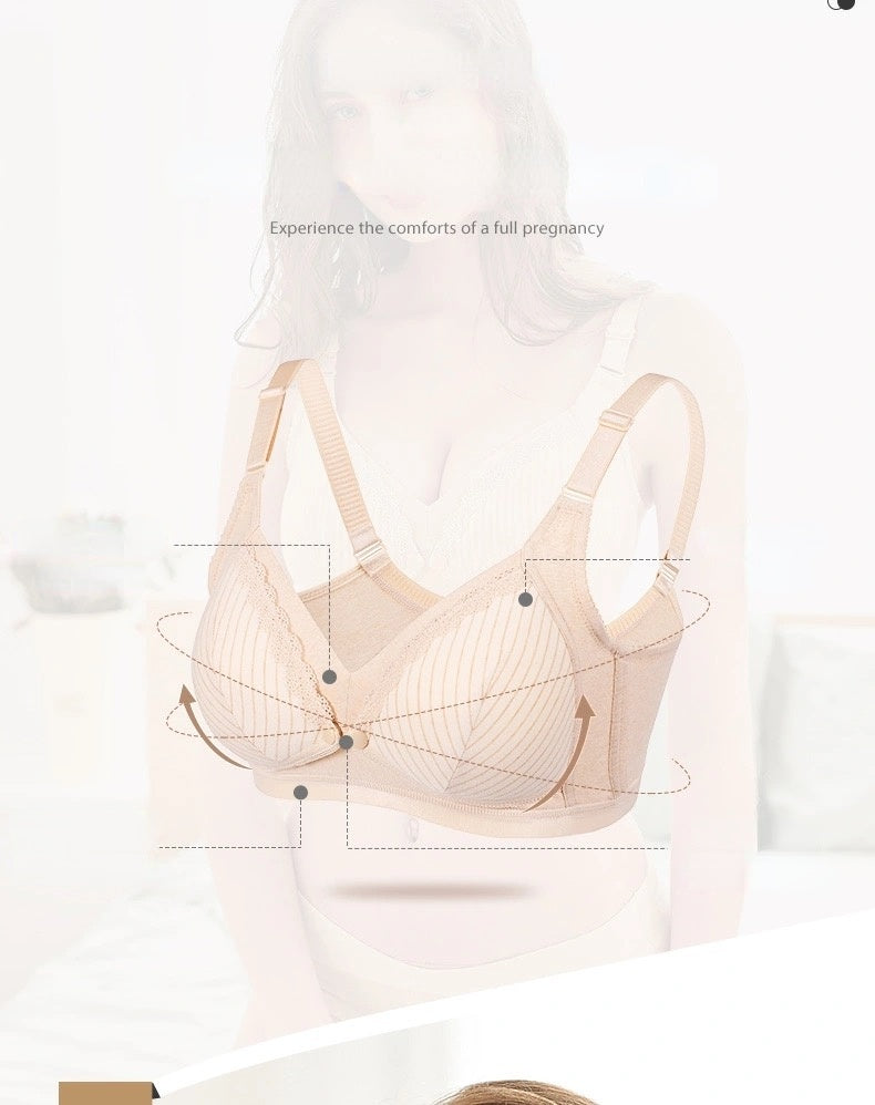 Maternity Clothing Cotton Nursing Bra Breastfeeding Bra Pregnancy