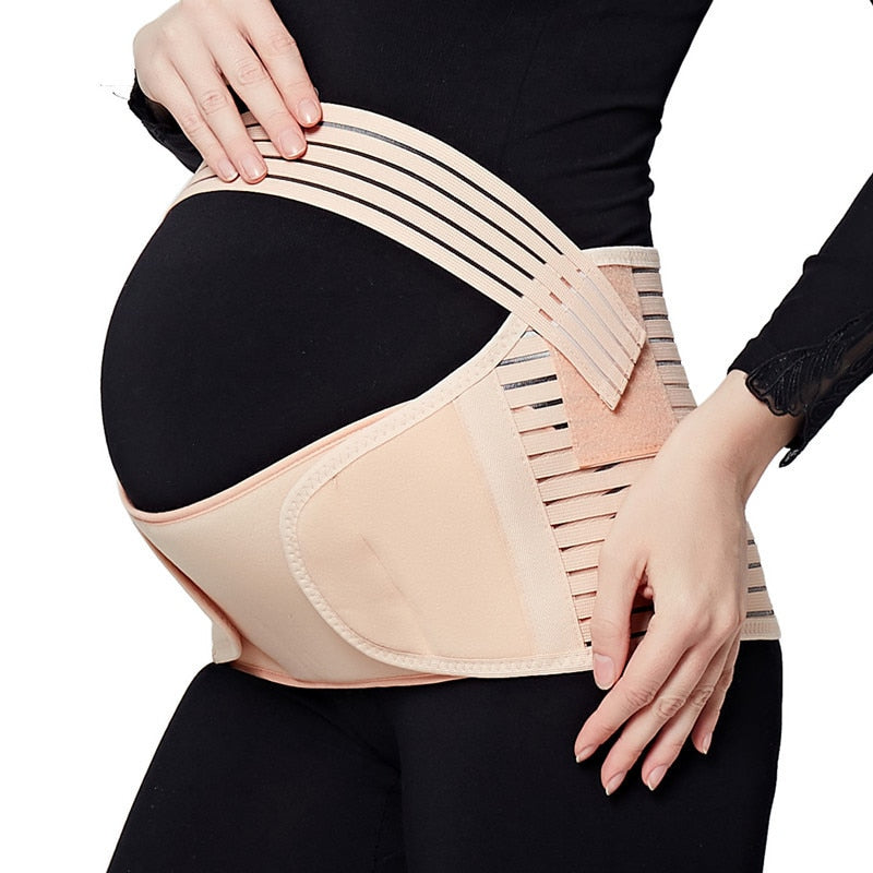 Maternity Belt Pregnancy Maternity 3 in 1 Back/Pelvic/Butt/Lower Pain Support Belt Lightweight Breathable Material, Adjustable