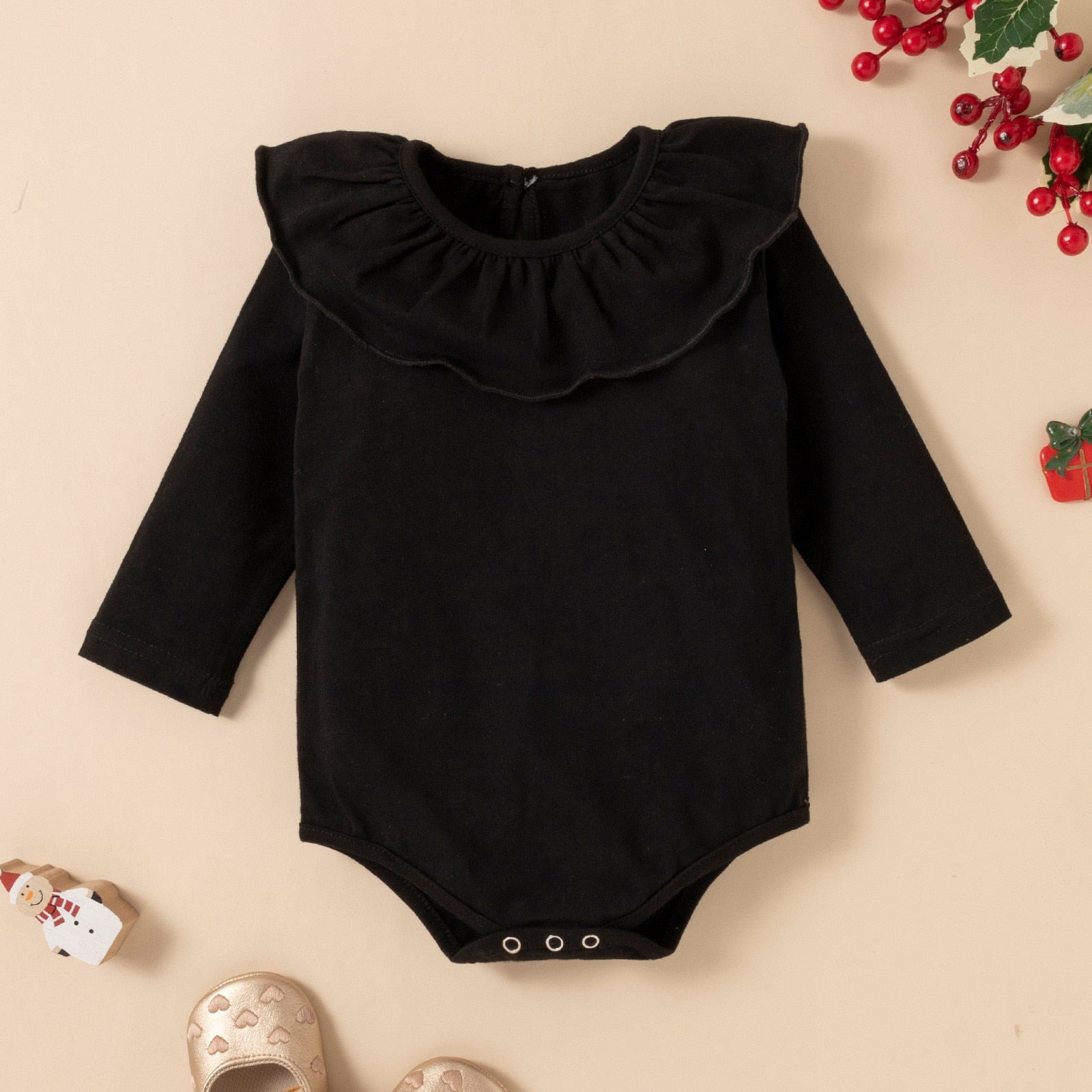 New 2023 Toddler Infant Baby Clothes Newborn Outfits Girls Fall/Winter Long Sleeve Romper