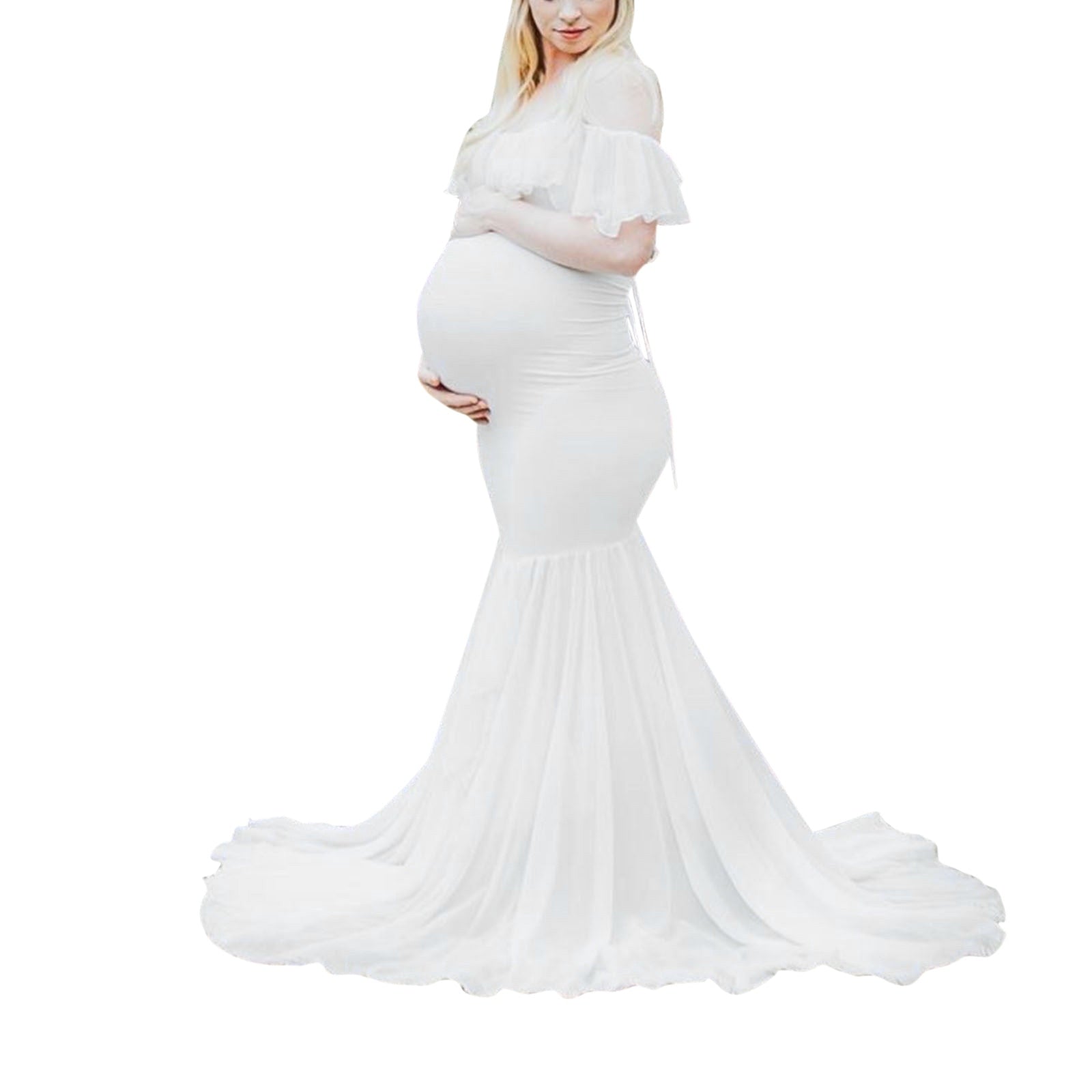 Maternity Dresses For Photo Shoot Pregnant Women Summer Pregnancy Dress