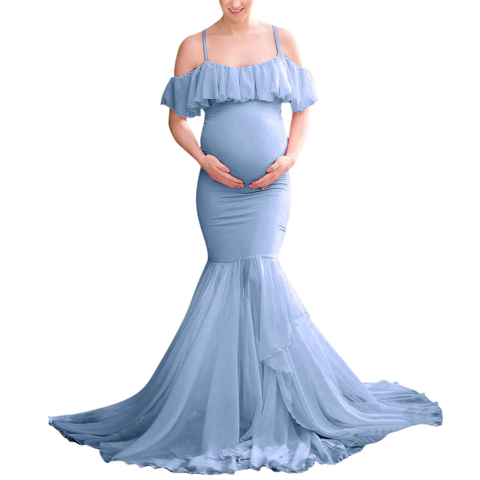 Maternity Dresses For Photo Shoot Pregnant Women Summer Pregnancy Dress