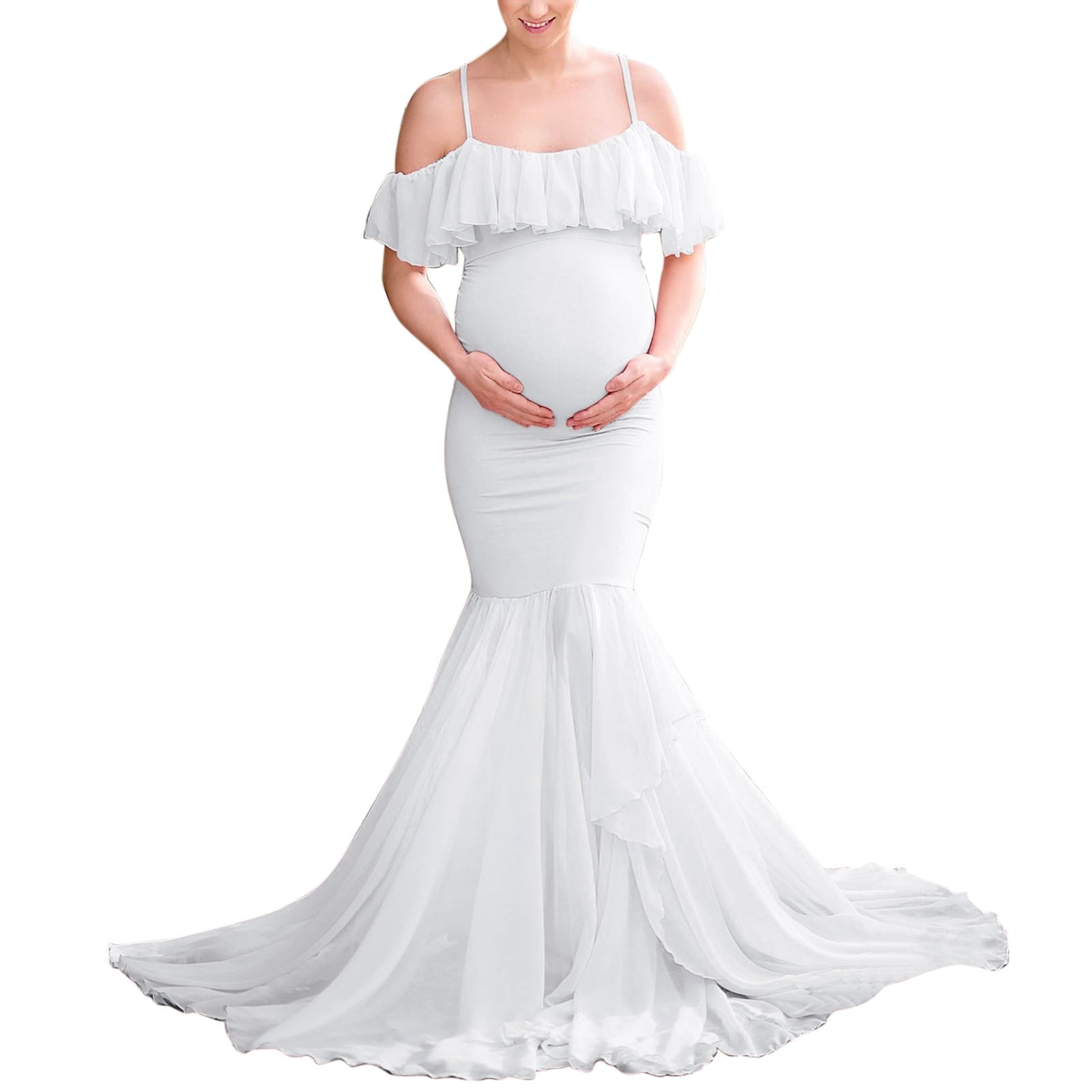 Maternity Dresses For Photo Shoot Pregnant Women Summer Pregnancy Dress