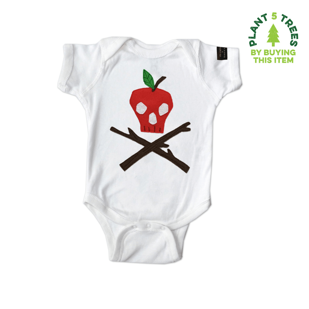 Poison Apple - Baby Bodysuit - Handmade